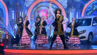 Наш детский танцевальный ансамбль на программе «Поле чудес»!